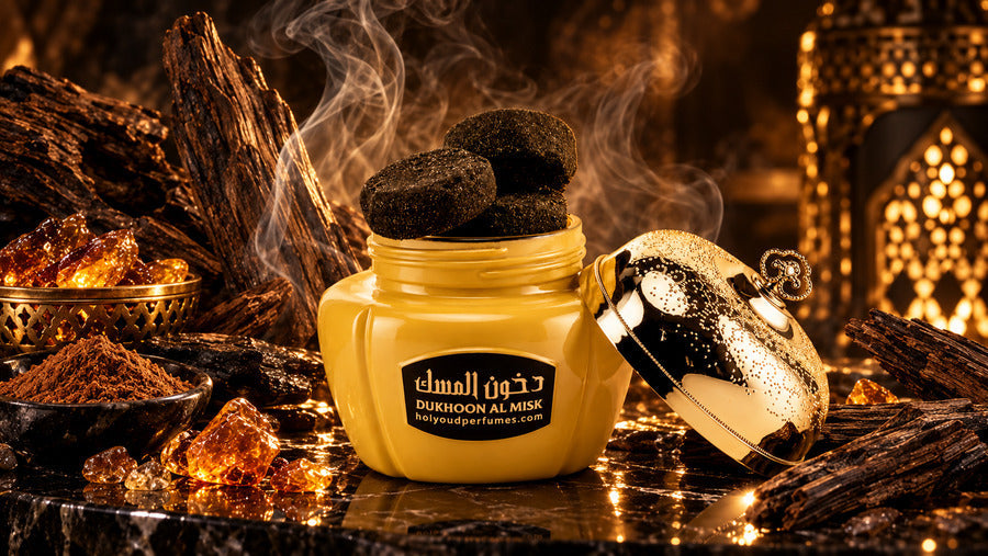 Holy Oud Bukhoor Al Misk 80G blog cover