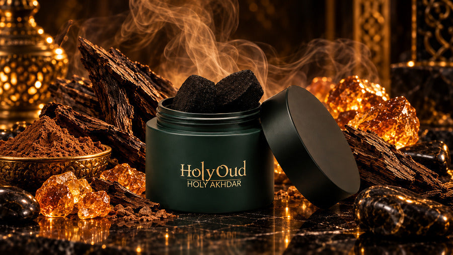 Holy Oud Bukhoor Holy Akhdar 100G blog cover