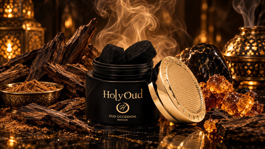Holy Oud Oud Occidental Bakhoor 80G blog cover